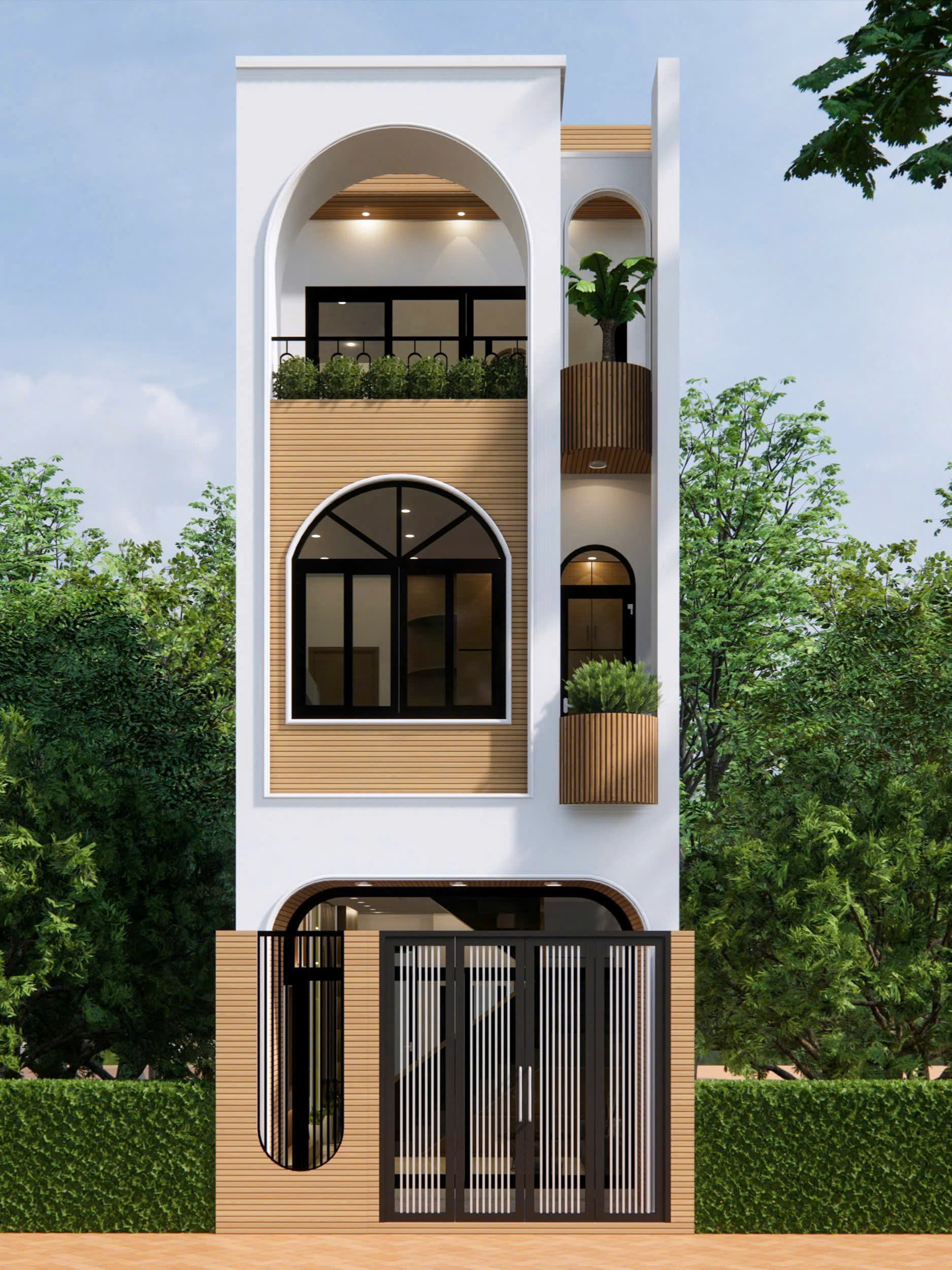 Nhà phố TA House 1 trệt 2 lầu, DT 56.2m2, MT đường Gò Cát, p. Phú Hữu